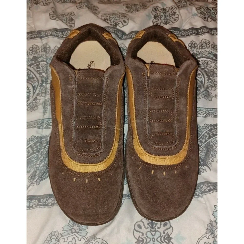 Espiral Womens Helix Sport Brown Leather Shoes Size 8.5